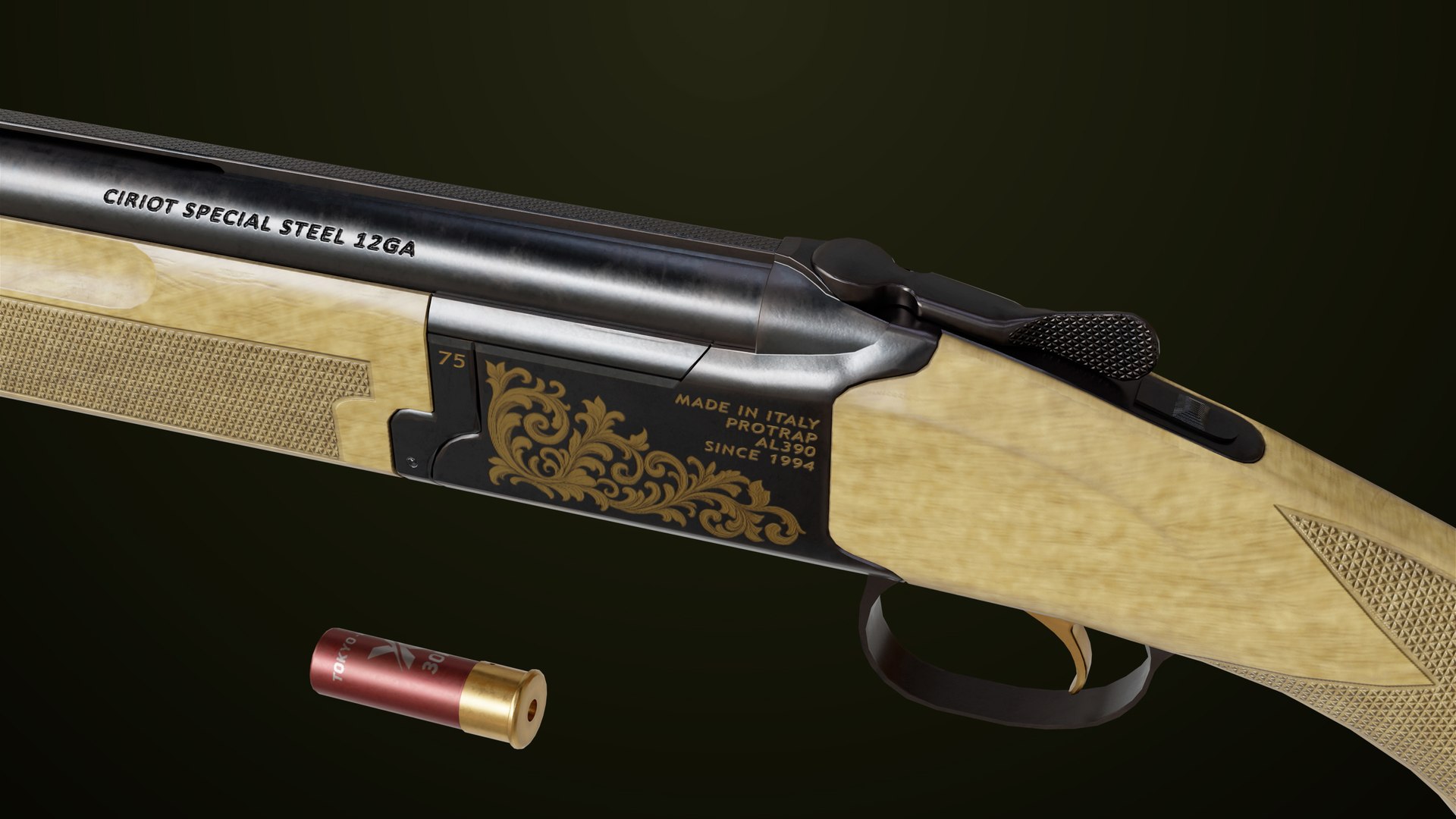 Double Barrel Shotguns 01 Single Mat All PBR Unity UE Textures 3D model https://p.turbosquid.com/ts-thumb/G8/ew5gx4/WG/classic_shotgun01_0044/jpg/1757661749/1920x1080/fit_q87/6f657184528868b43004d9602bb05c9178ccce1e/classic_shotgun01_0044.jpg