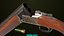 Double Barrel Shotguns 01 Single Mat All PBR Unity UE Textures