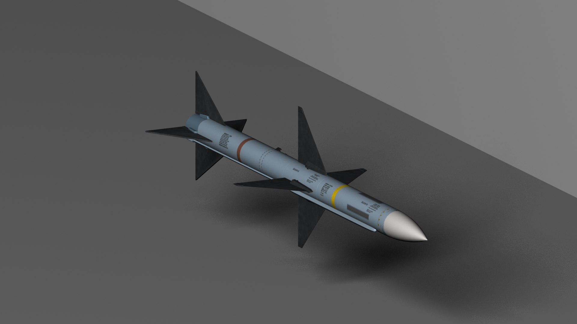 3d 3ds missile aim-7