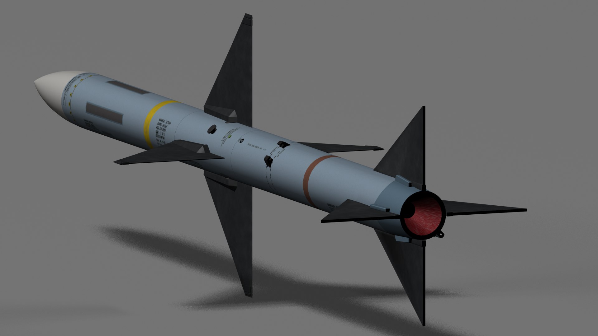 3d 3ds Missile Aim-7