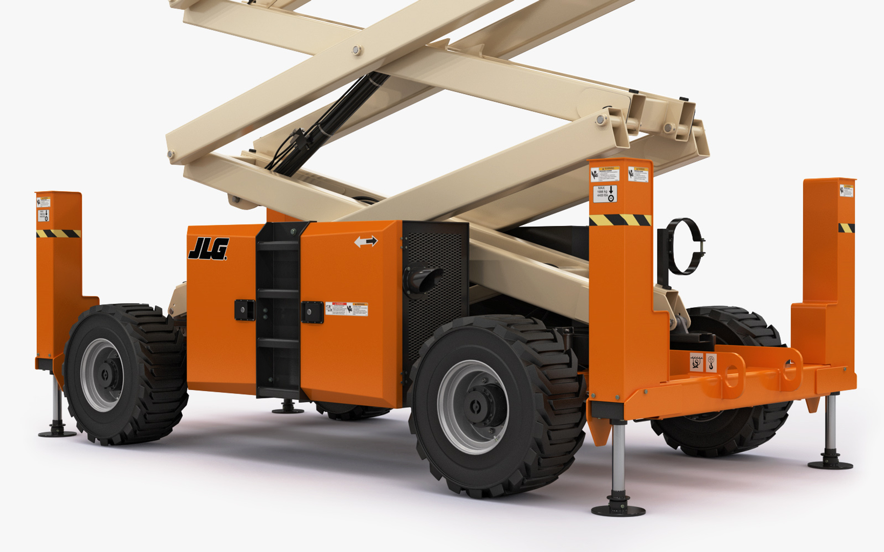 Scissor lift jlg 430lrt 3D model TurboSquid 1373524