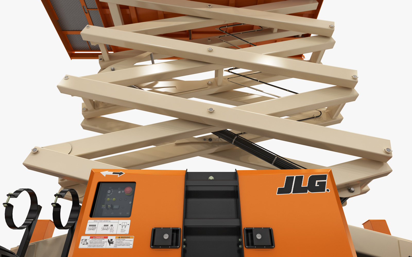 Scissor lift jlg 430lrt 3D model TurboSquid 1373524