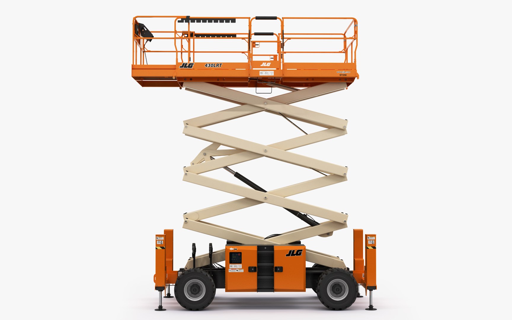 Scissor Lift Jlg 430lrt 3D Model TurboSquid 1373524