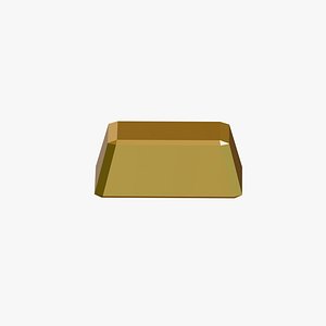 Low Poly Gold ingot