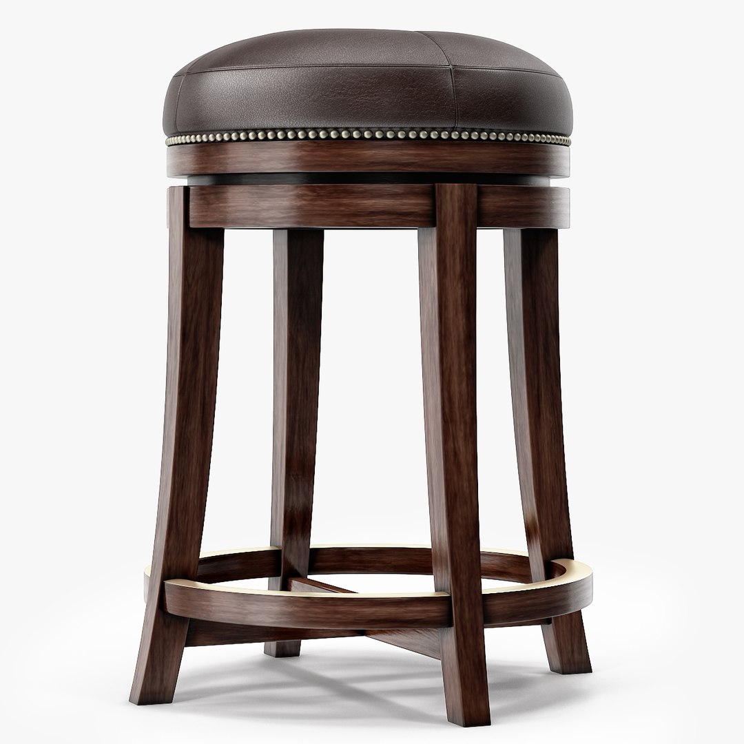 East India Stool 3d Model