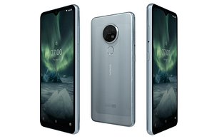 3D Nokia 7 2 Ice Low Poly