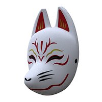 Japanese Fox Mask A