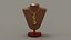 Prong set diamond crossover pendant