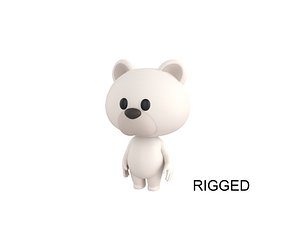 3D model Character180 Rigged Polar Bear