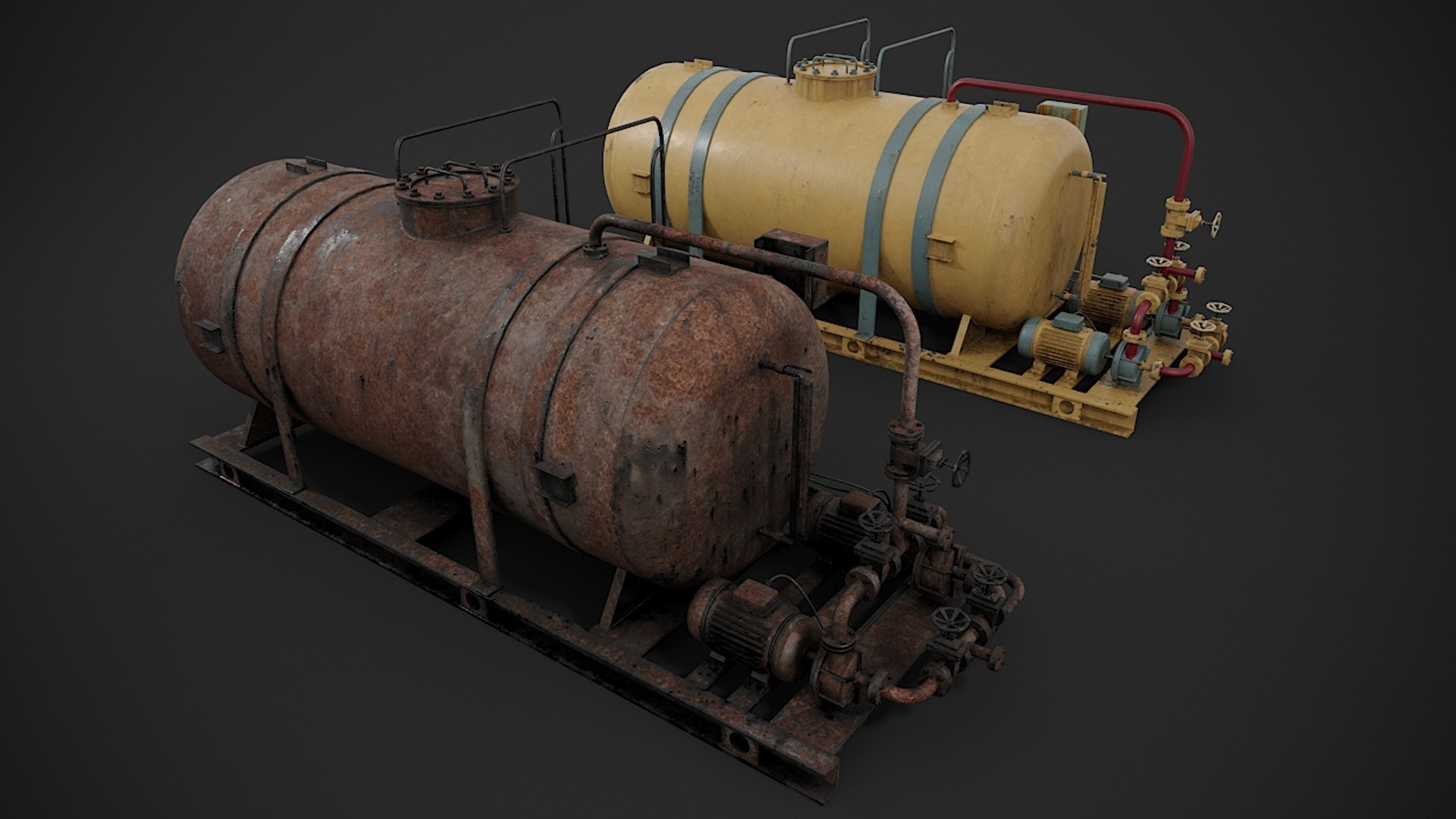 Oil storage 3D model - TurboSquid 1567477