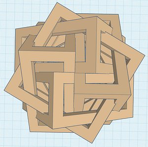 3D cube cubic