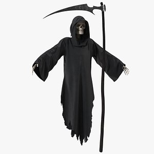 Grim Reaper with Scythe Set Rigged