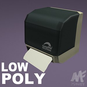 3d bathroom automatic towel dispenser