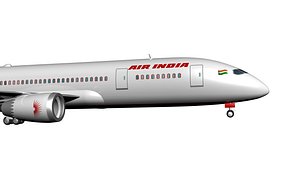 3D Air India crashed aircraft 787-8 dreamliner