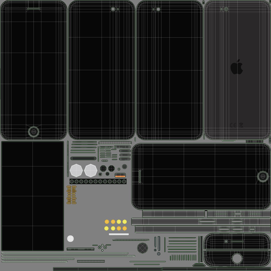 3D iphone se 2020 model - TurboSquid 1560065