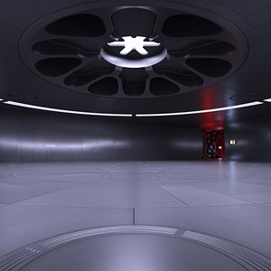 3D Sci-fi Nuclear Power Station model