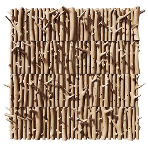 Branch decor n89a 3D model