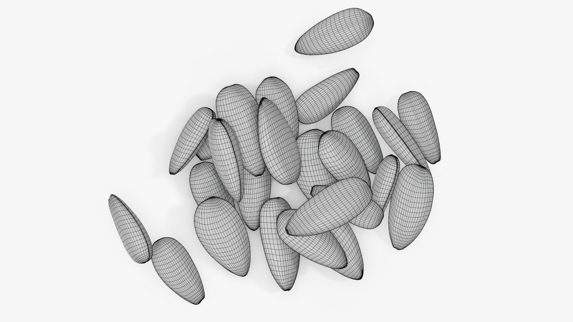 Seed Sunflower Model - TurboSquid 1621658