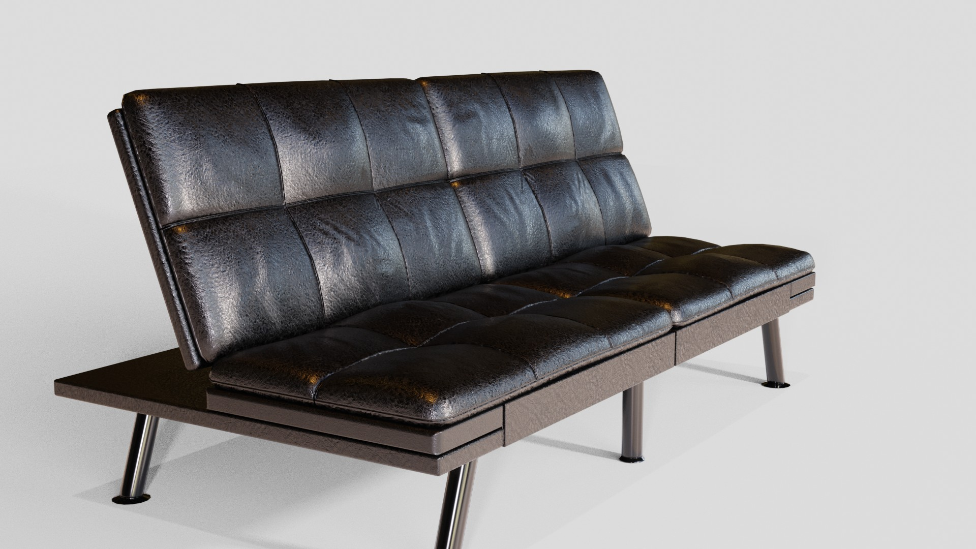 sofa bed memory foam couch sleeper futon3d模型