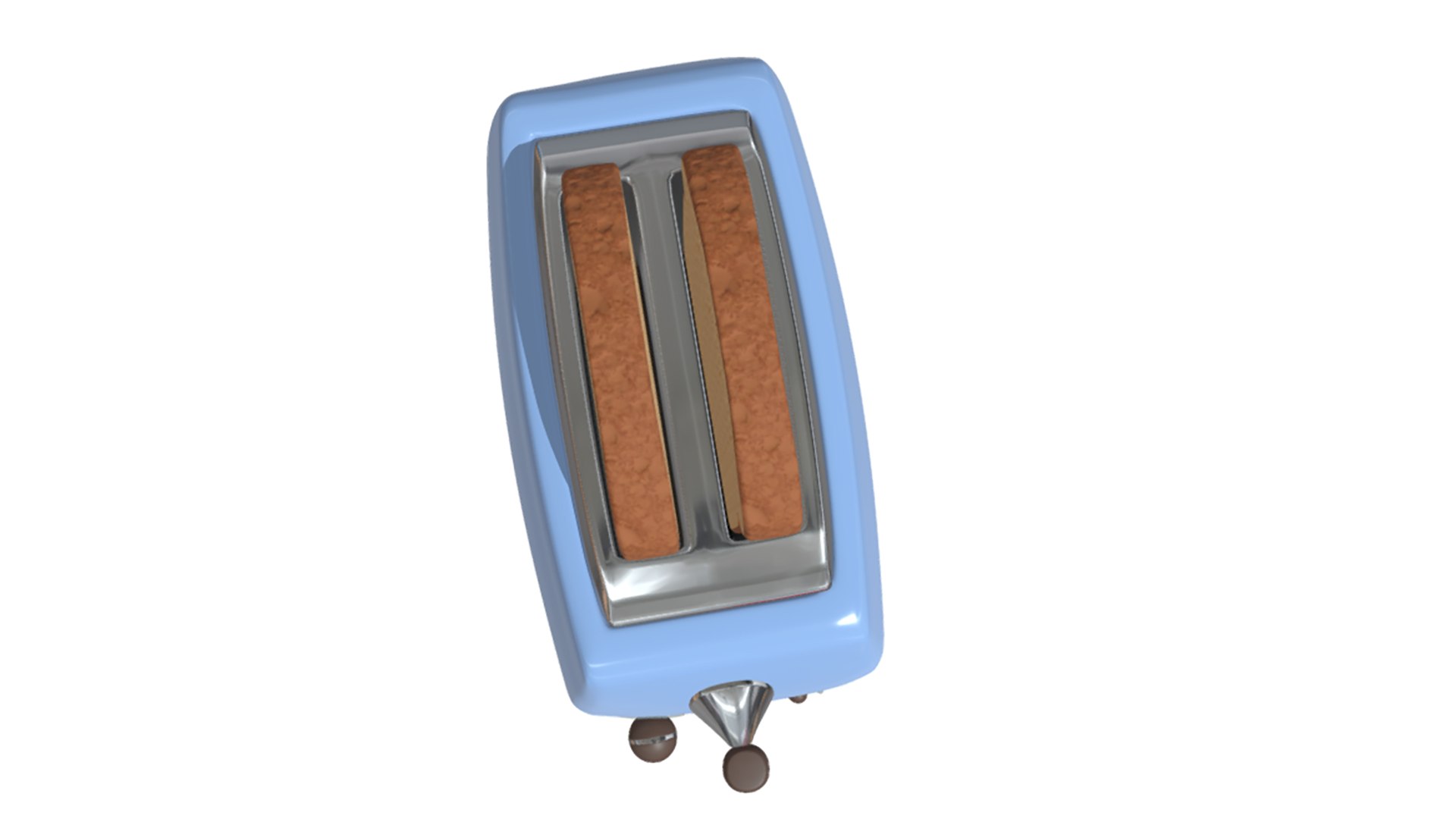 3D Toaster With Bread - TurboSquid 2080966