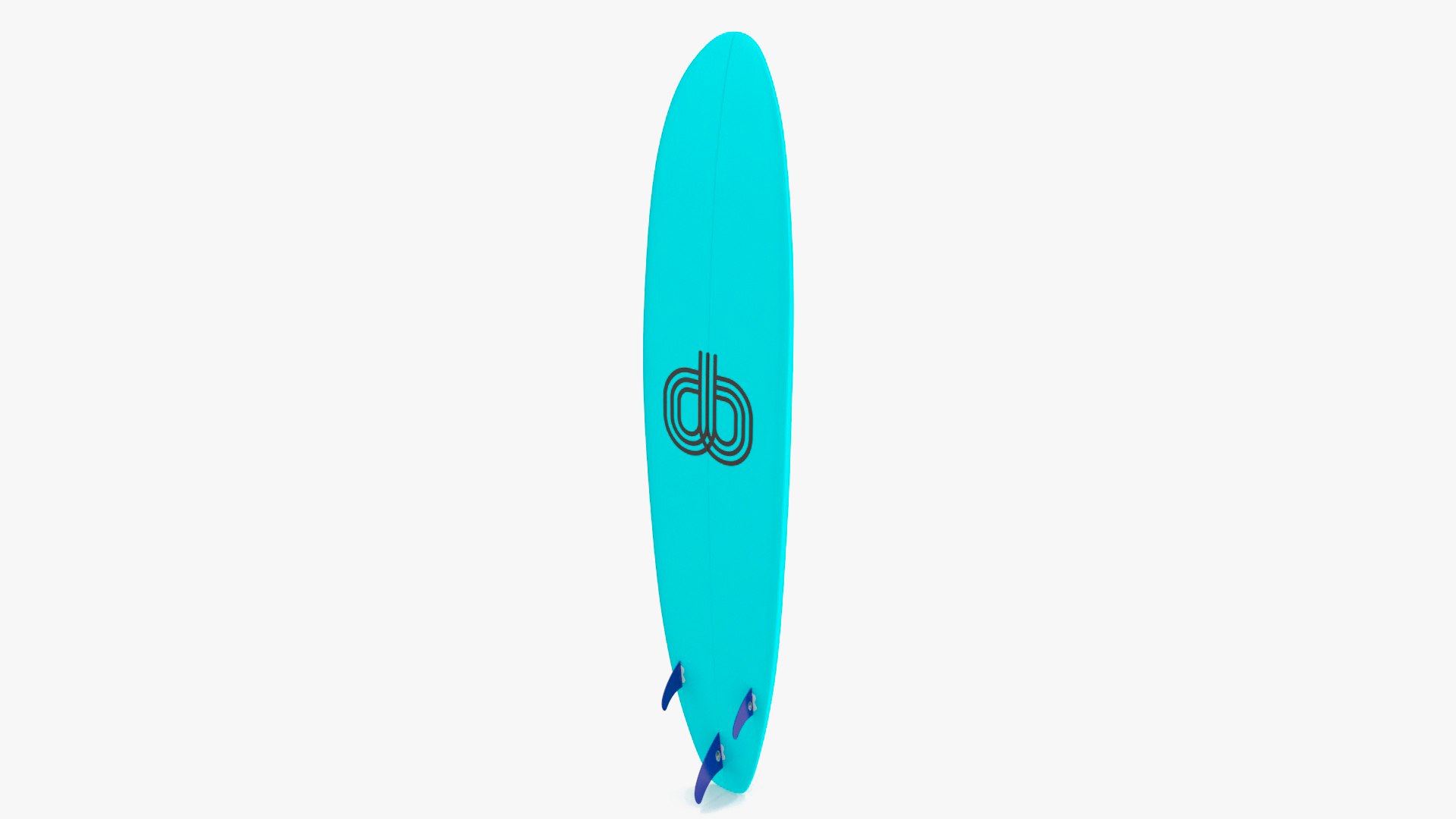 Ultimate Longboard Surfboard(1) 3D model preview