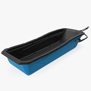 Cargo Sled Pelican Blue 3D model