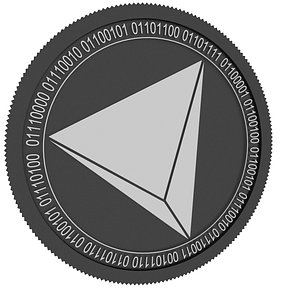 3D rialto black coin