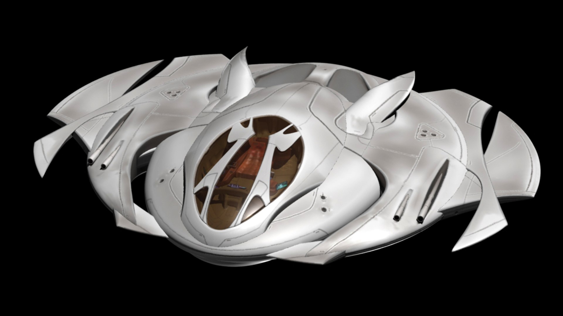 3D Krypton Fighter - TurboSquid 2450028