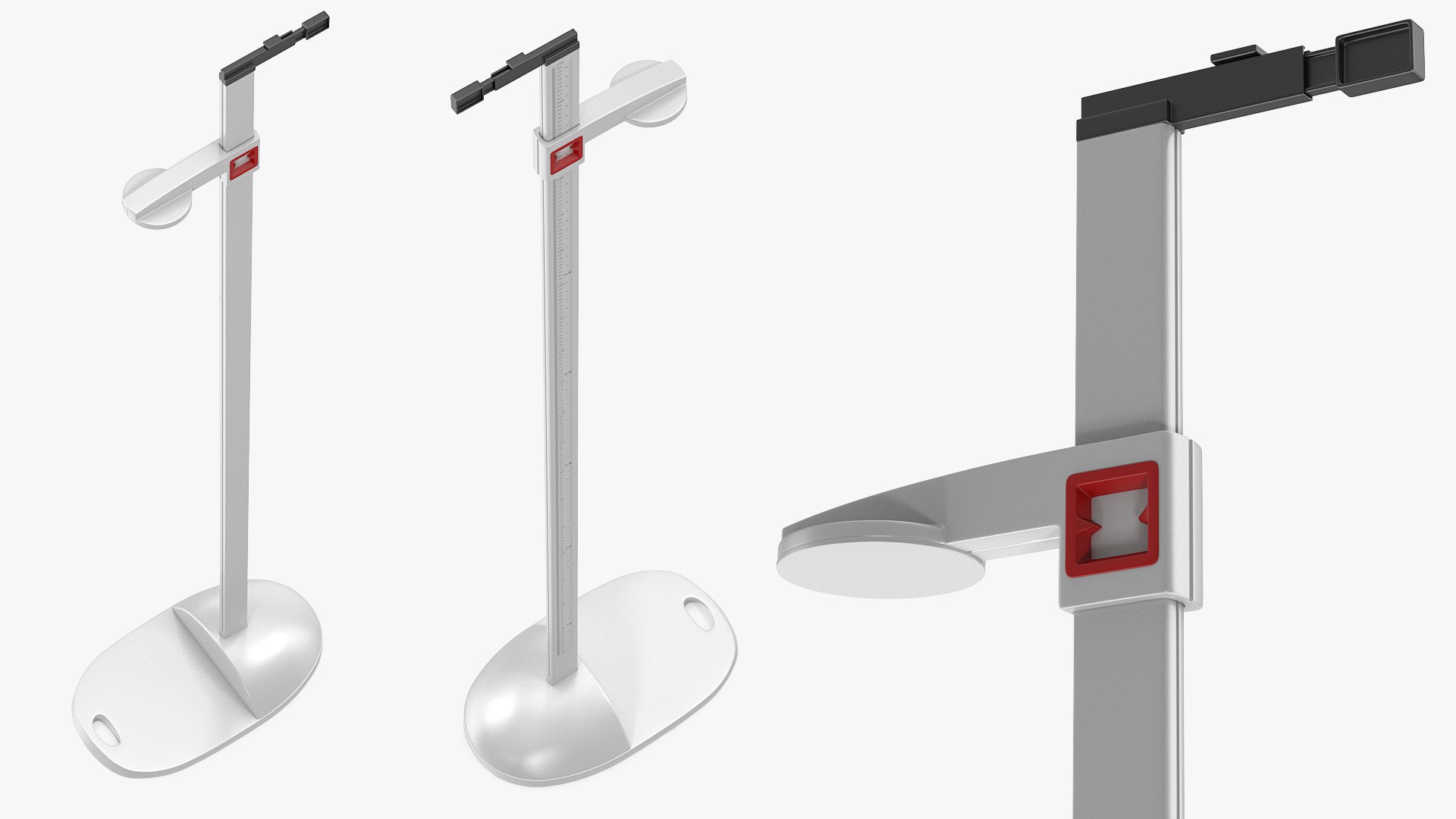 Portable Mechanical Height Measuring Rod(1) 3D model preview