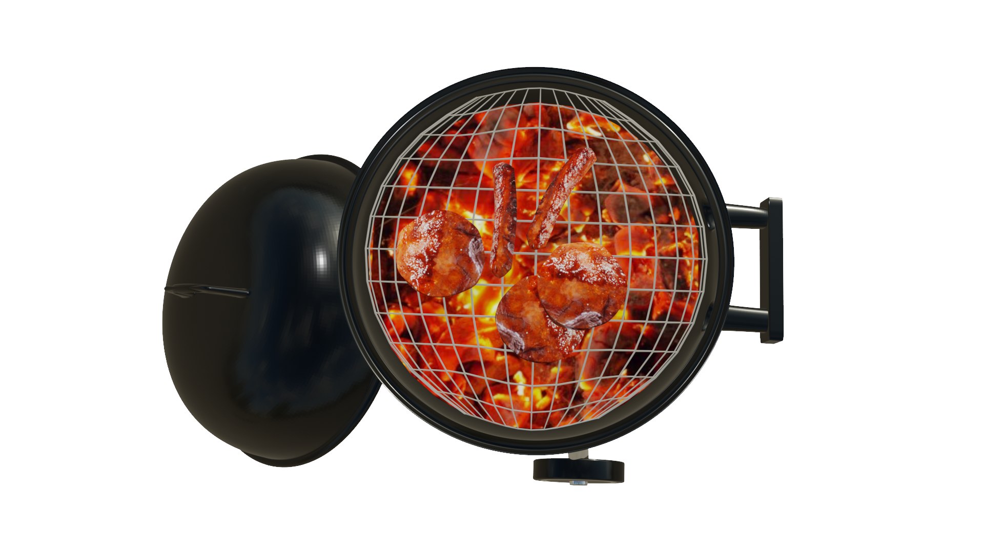 Barbecue 3D Model - TurboSquid 2001216