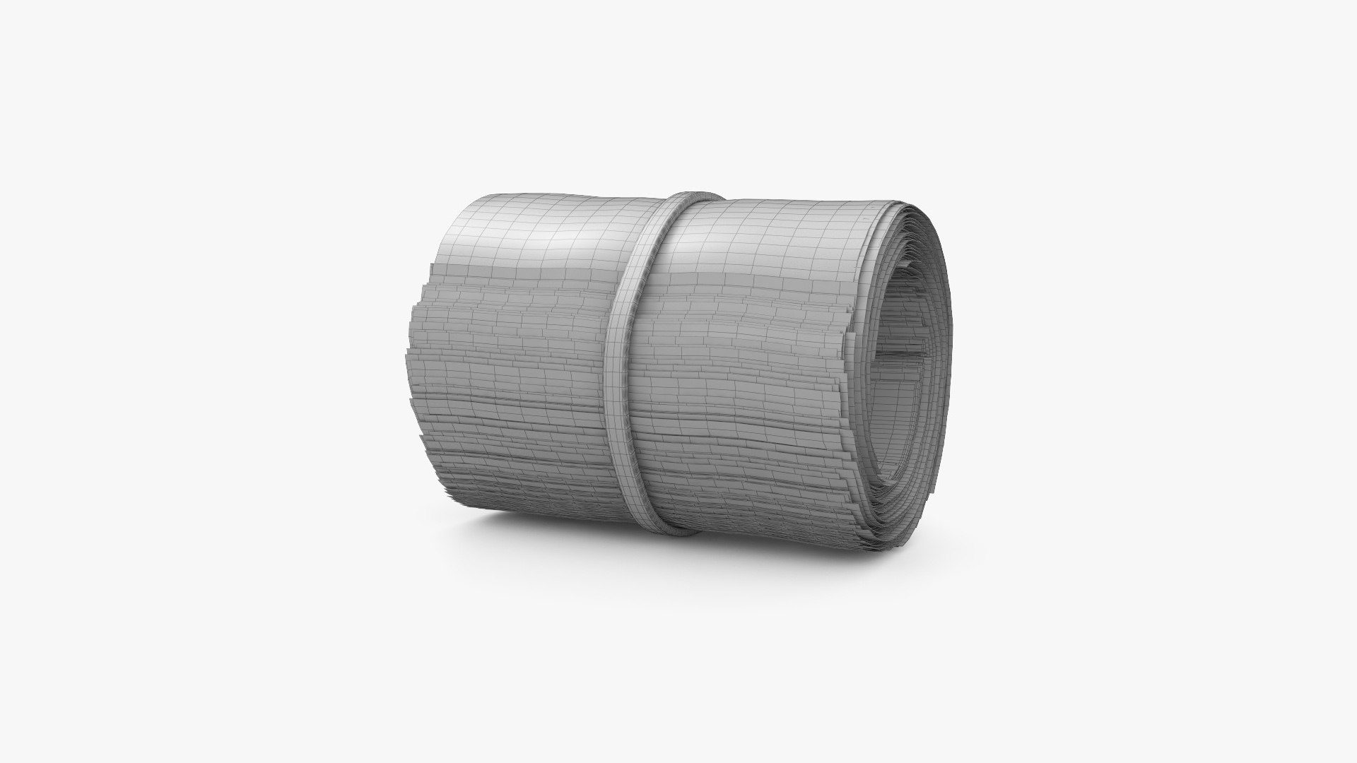 3D Money Stack Roll model - TurboSquid 2055030