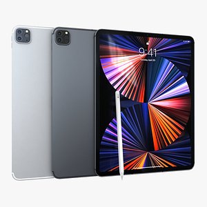 Apple iPad Pro 12-9 2021 All Color with pencil