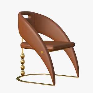 Leather Chair Gold New Design