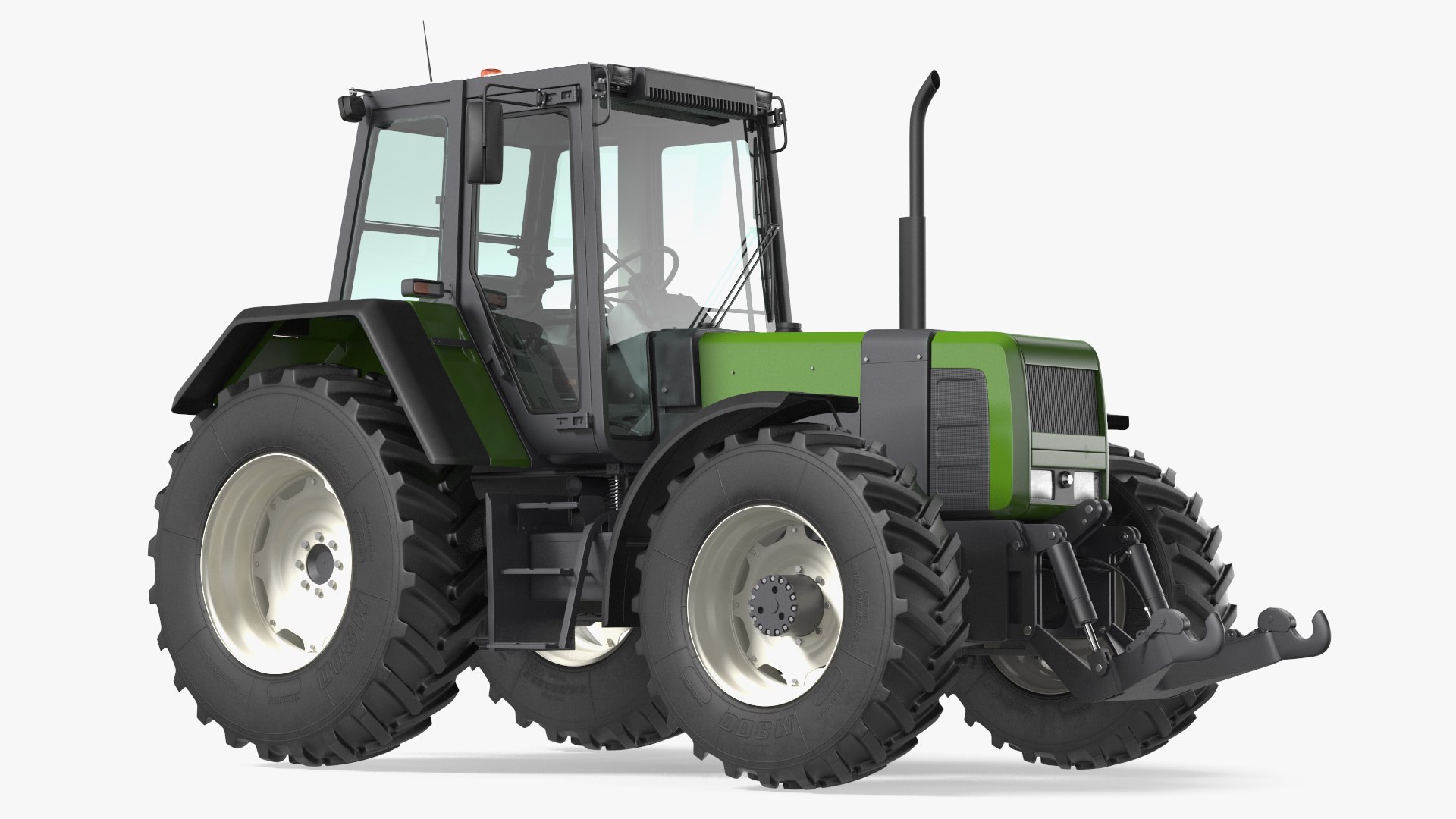 Wheel Tractor Clean Rigged 3D model preview