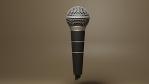 Microphone 3D model