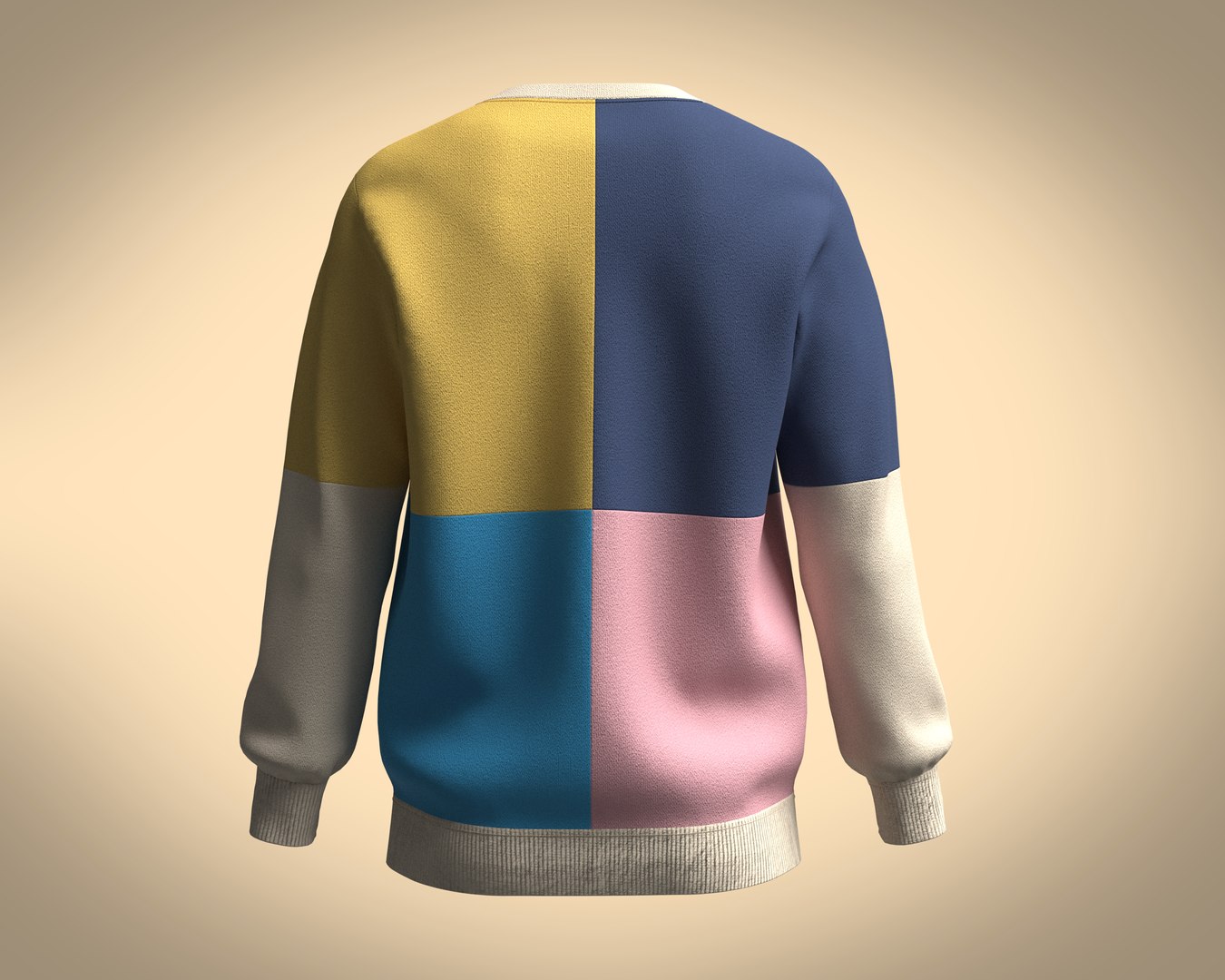 3D Mens Sweatshirt Multi Color Model - TurboSquid 1940571
