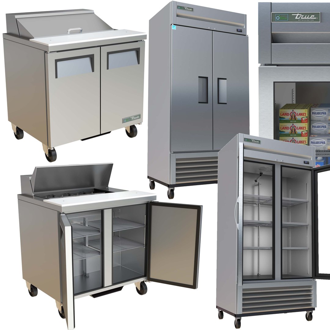 TRUE® BUNDLE: REFRIGERATOR / FREEZER + PREP TABLE 3D model https://p.turbosquid.com/ts-thumb/G9/t7Eyf6/Z2/truebundle_01/jpg/1753112601/1920x1080/fit_q87/aab7bf29a32d378c27ab5ae2763742d22fe658fa/truebundle_01.jpg
