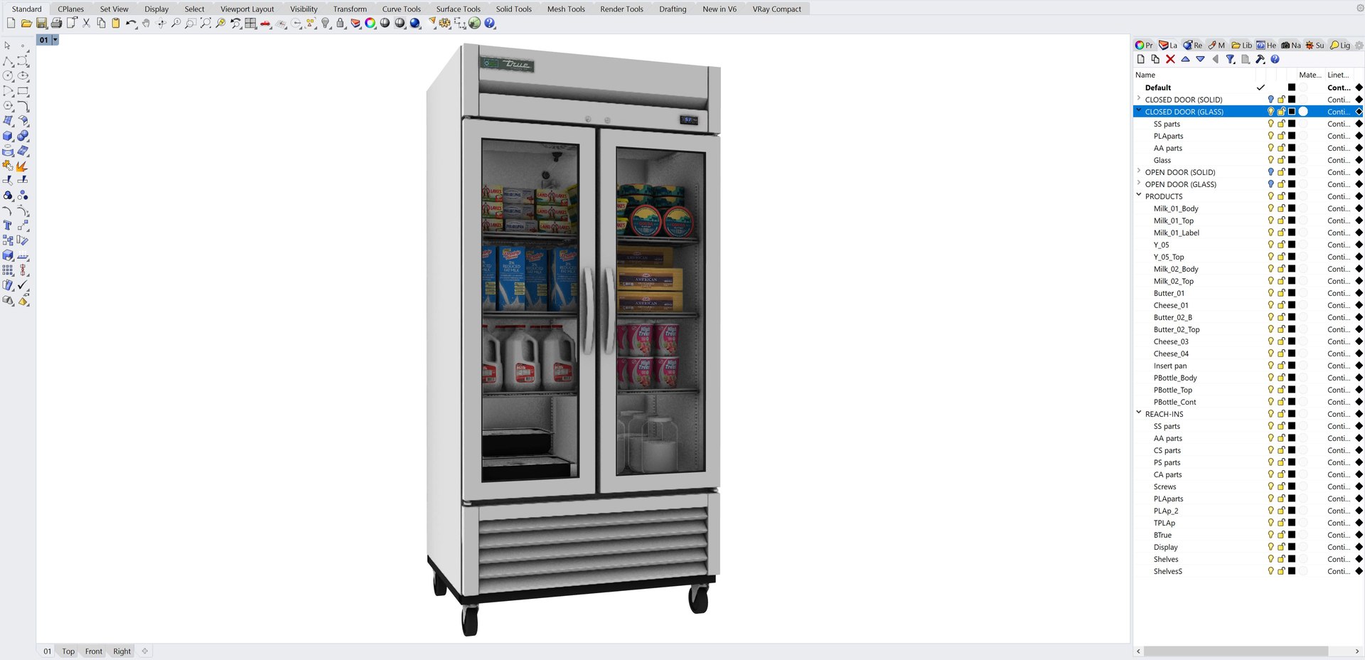 TRUE® BUNDLE: REFRIGERATOR / FREEZER + PREP TABLE 3D model https://p.turbosquid.com/ts-thumb/G9/t7Eyf6/ju/rhinoceros6.11_t35hc_05/jpg/1753111324/1920x1080/fit_q87/3df45325dcbb4c80133a3b49d73d07c9bdb4dee3/rhinoceros6.11_t35hc_05.jpg