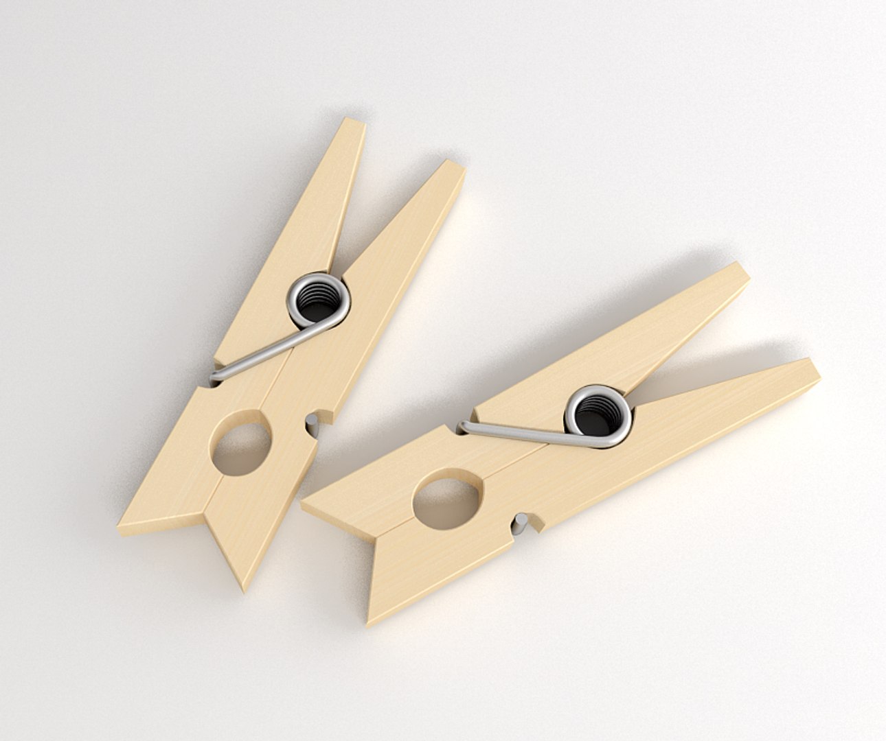 3d model clothes peg