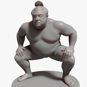 Sumo Wrestler 3D model