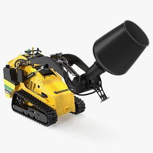 vermeer s450tx mixer clean 3D