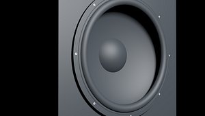 3D highpoly speaker