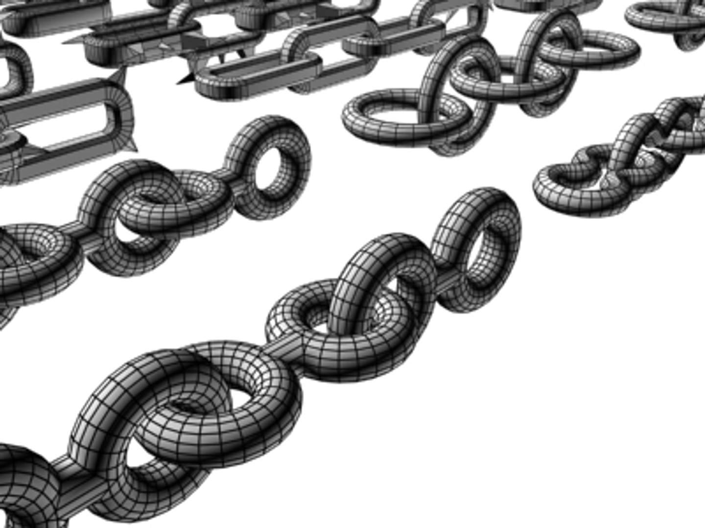 3d Chains Linked