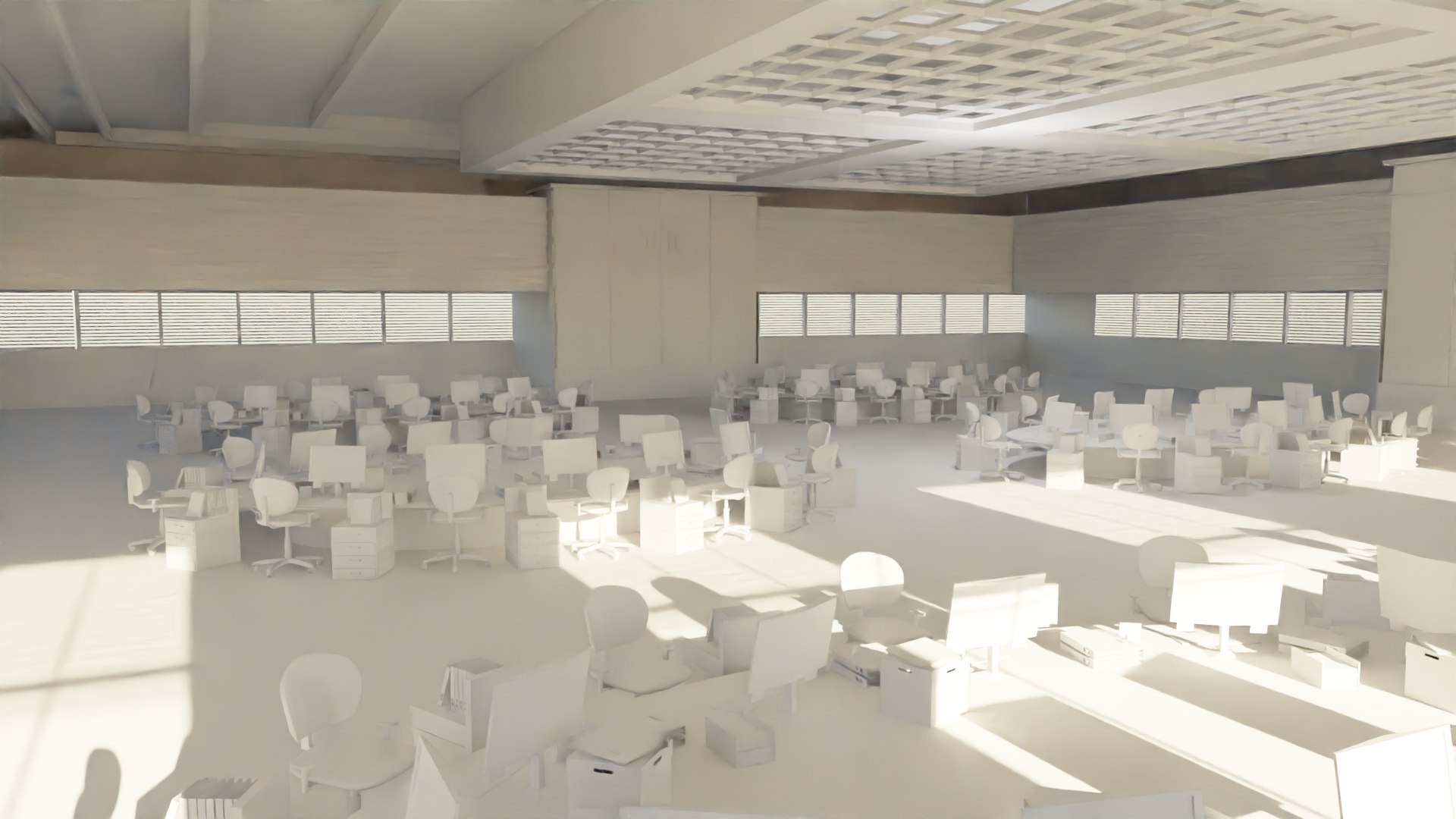 3D Police Station Interior - TurboSquid 2158093