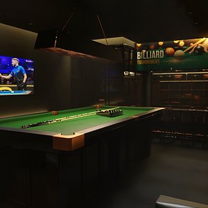 3D Billiard Room 3D Set model