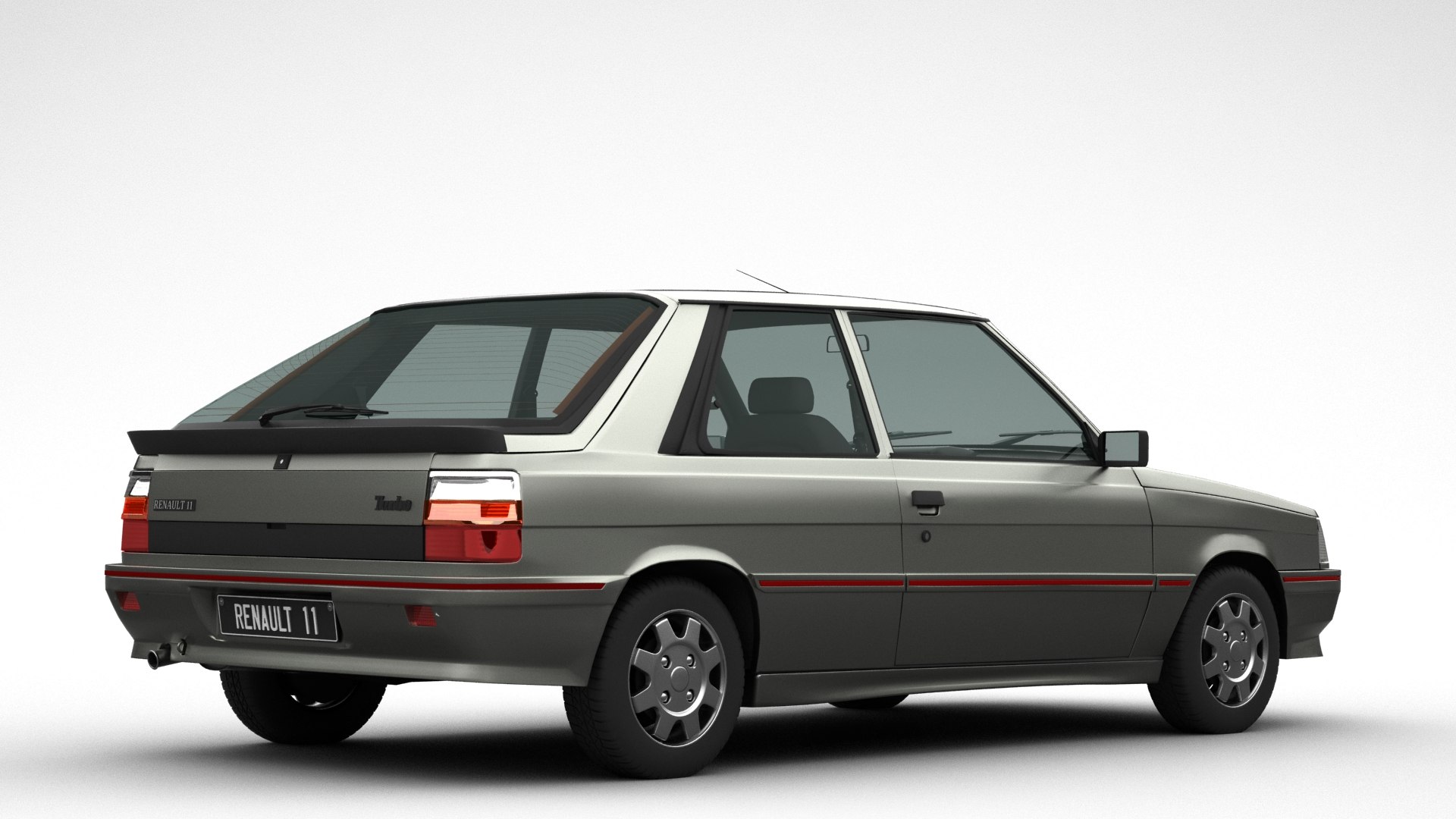 Renault 11 Turbo Coupe 3D Model - TurboSquid 2011002