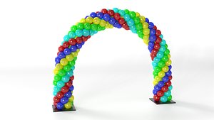 3D Balloon Arch model