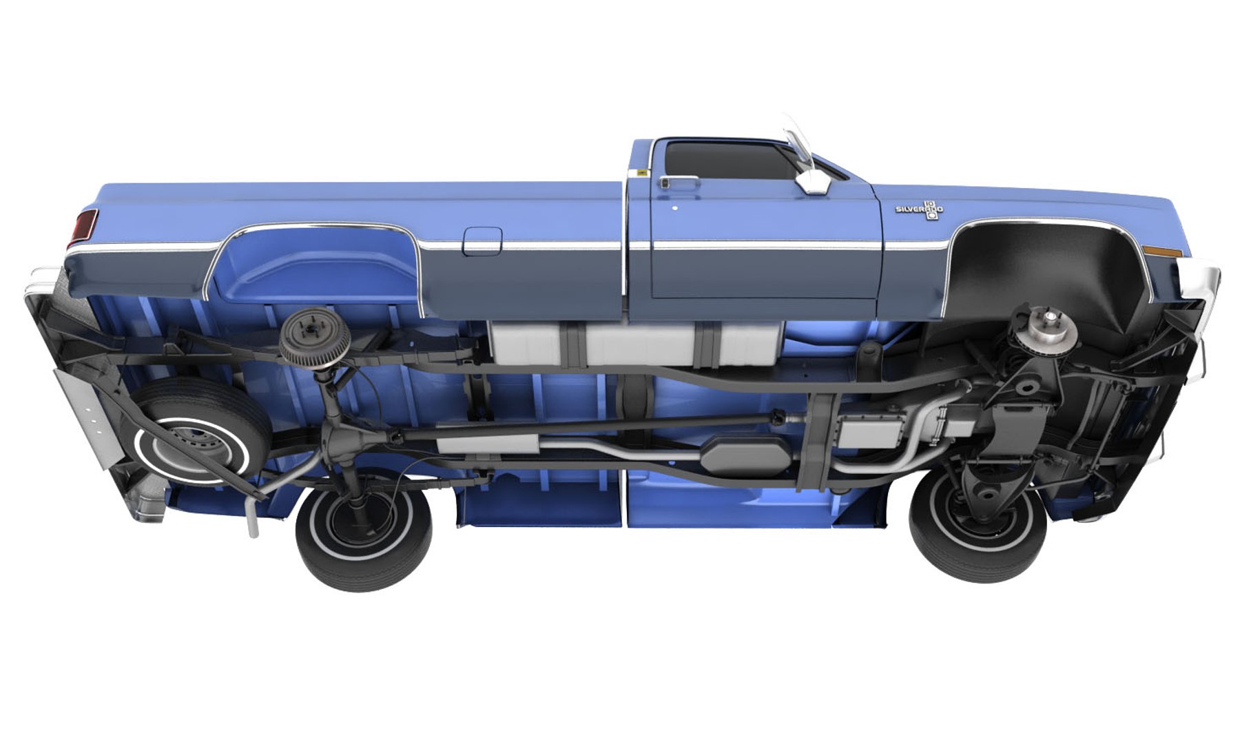 Chevrolet C10 Silverado 1983 Model - TurboSquid 1310781