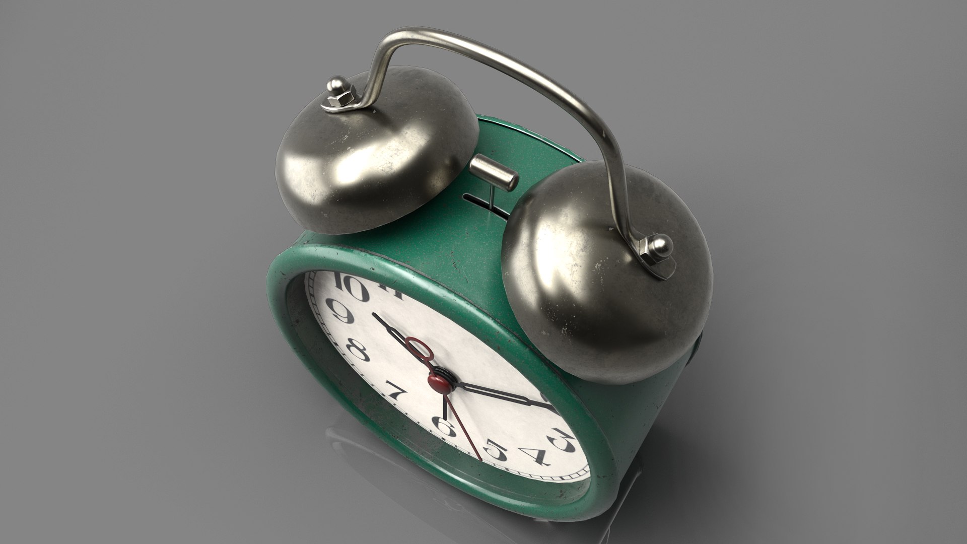 3D Sterling Noble Double Bell Alarm Clock model - TurboSquid 1784412
