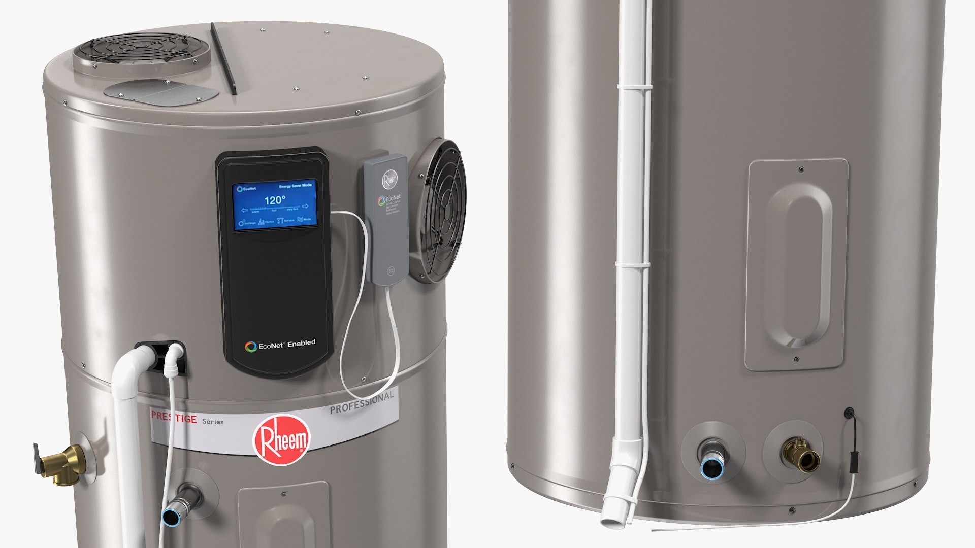 Rheem Hybrid Electric Water Heater Model TurboSquid 1446953
